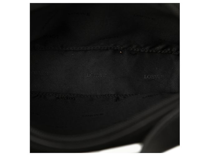 LOEWE Black Suede Anagram Shoulder Bag - view 4
