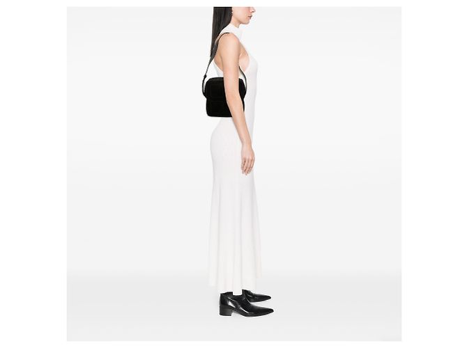 LOEWE Black Suede Anagram Shoulder Bag - view 6