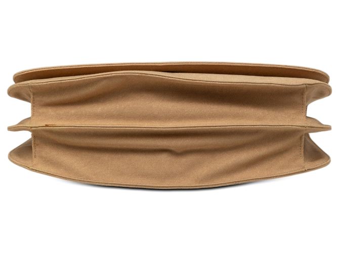 Borsa a tracolla con catena in resina e tela marrone Prada Marrone chiaro - vista 3