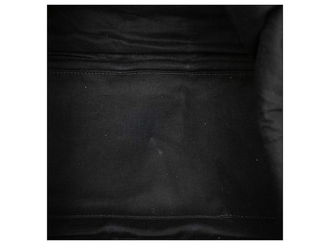 Borsa Easy Y Tote in tessuto texturizzato nero e vernice Saint Laurent - vista 4
