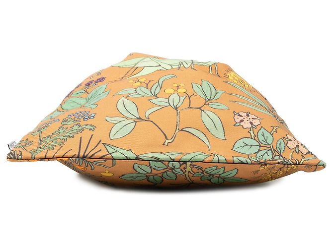 Pochette con coulisse LOEWE Orange Canvas Floral Print - vista 3