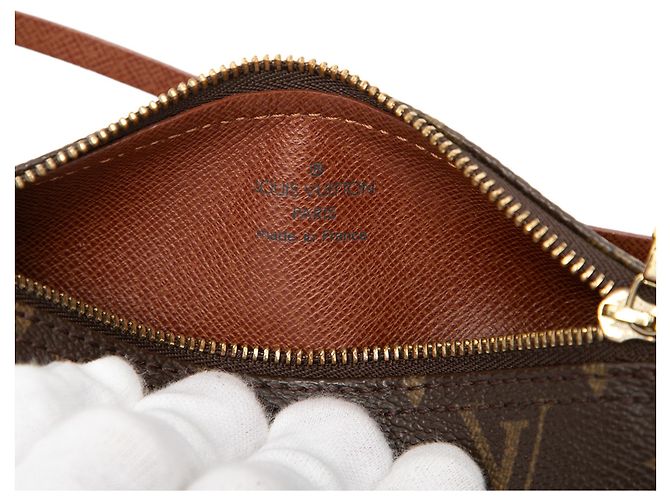 Louis Vuitton Marrom Monogram Papillon Pochette - vista 5