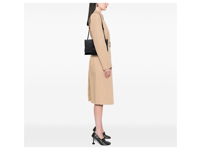 Salvatore Ferragamo Borsa a tracolla Ferragamo Viva Bow in denim nero, piccola - vista 7