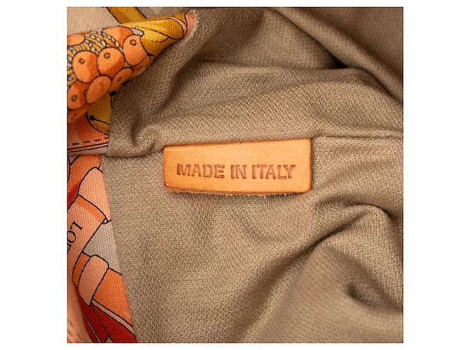 LOEWE Beige Botanical Printed Canvas Backpack - view 6