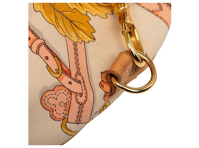 LOEWE Beige Botanical Printed Canvas Backpack - view 7
