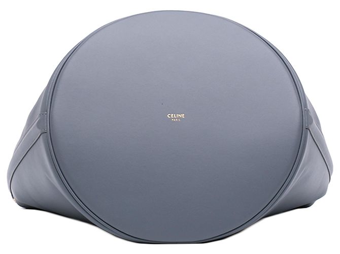 Céline Celine Bucket 16 aus glattem Kalbsleder in Grau Größe Medium Braun Anthrazitgrau - Ansicht 3