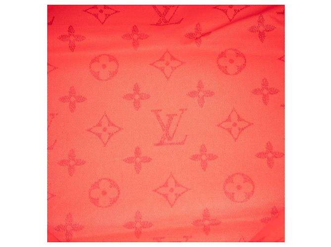 Louis Vuitton Cabas PM en toile rouge Plein Soleil - vue 4