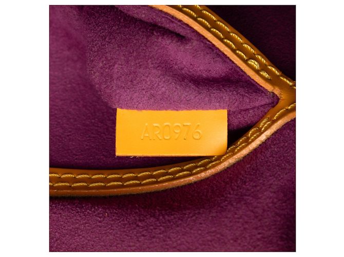 Louis Vuitton Orange Epi Alma PM Arancione - vista 6