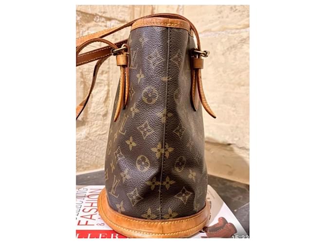 Borsa a secchiello Louis Vuitton Monogram Noe Marrone Monogramma - vista 4