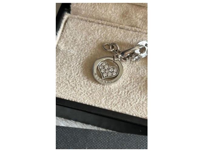 Bulgari Bvlgari Bracciale Charm Oro Bianco 18K Argento - vista 5