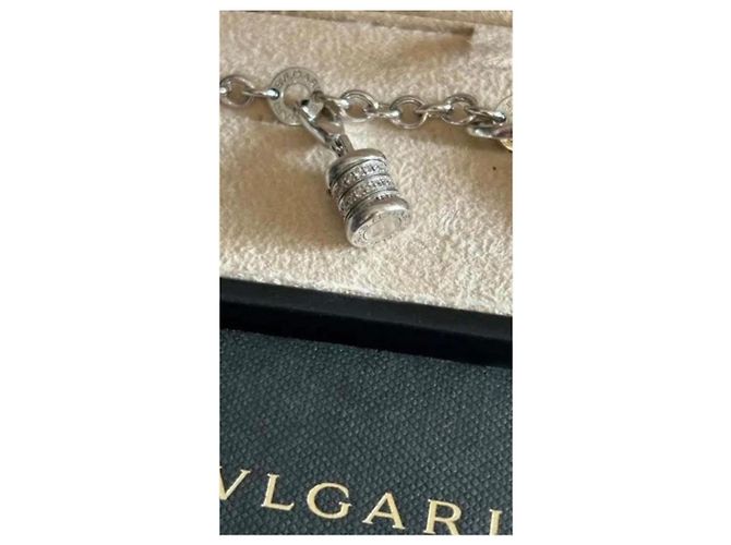 Bulgari Bvlgari Bracciale Charm Oro Bianco 18K Argento - vista 6