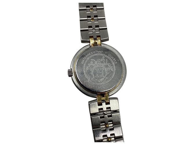 Hermès Profile Quarz-Uhr aus silbernem Edelstahl - Ansicht 9