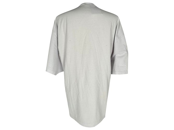 Camiseta oversized con estampado Balenciaga en algodón blanco Crudo - vista 5