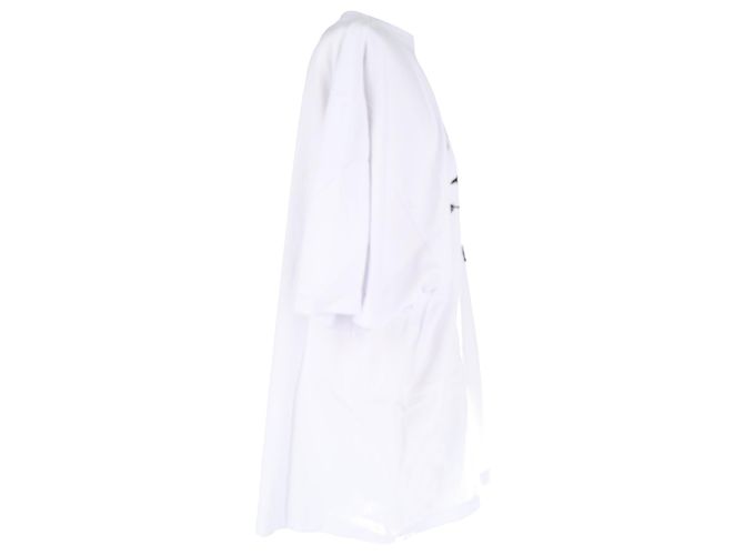 Camiseta oversized con estampado Balenciaga en algodón blanco Crudo - vista 6