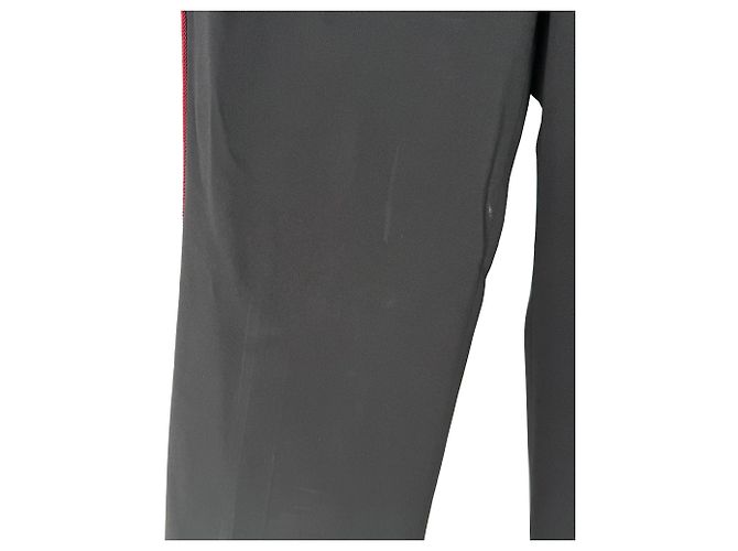 Pantalones de pierna recta con raya lateral Gucci en viscosa negra - vista 5