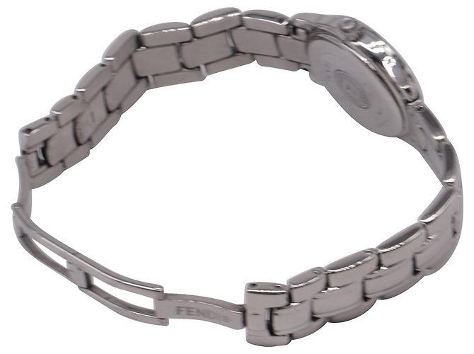 Fendi 210L Quarz-Uhr aus silbernem Edelstahl - Ansicht 6