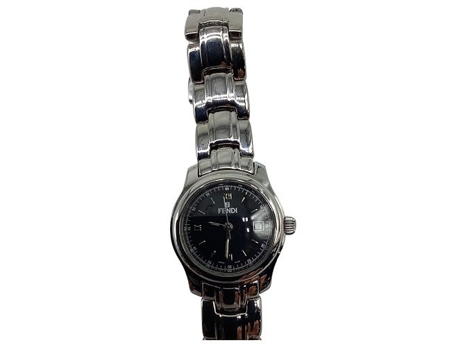 Fendi 210L Quarz-Uhr aus silbernem Edelstahl - Ansicht 7