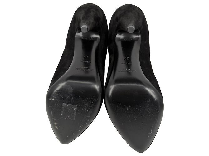 Stivaletti con elastico Étienne di Saint Laurent in scamosciato nero - vista 6