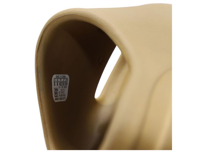 Ciabatte Yeezy Ochre in gomma Camel Giallo Cammello - vista 6