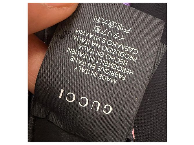 Serre-tête Gucci à imprimé floral en soie multicolore - vue 5