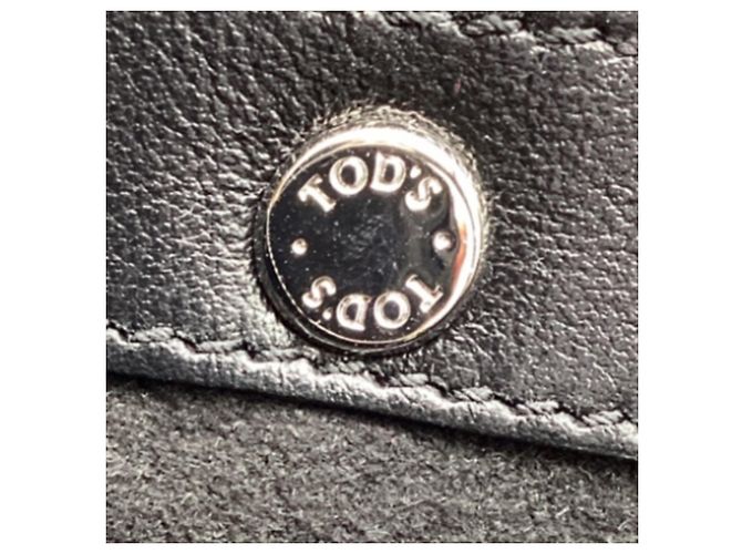 Borsa Sella Tod's in velluto marrone e pelle - vista 13