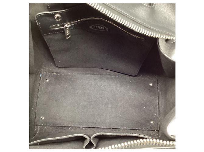 Borsa Sella Tod's in velluto marrone e pelle - vista 17