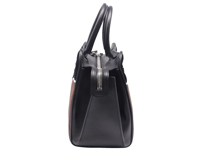 Borsa Sella Tod's in velluto marrone e pelle - vista 5