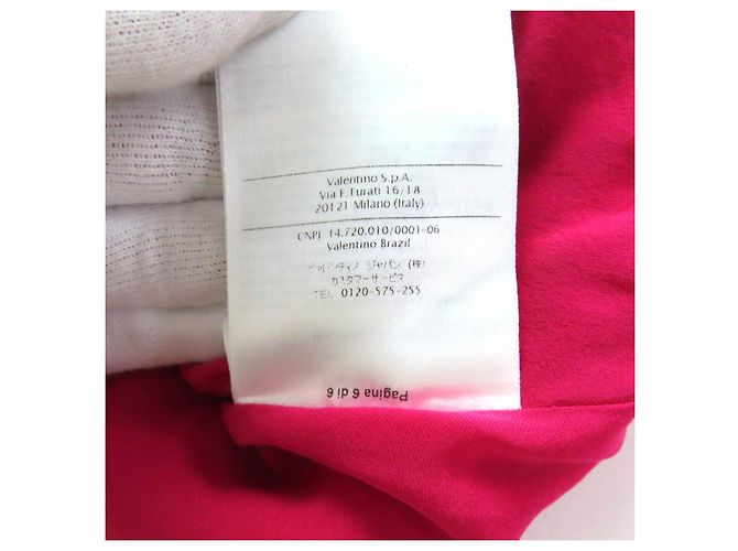 Vestido de algodón Valentino Rosa - vista 12