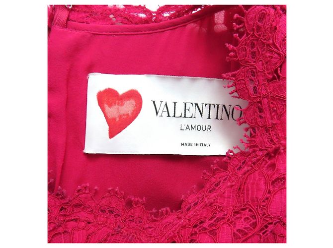 Vestido de algodón Valentino Rosa - vista 7