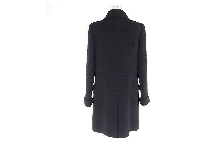 Timeless Abrigo de lana Chanel Negro - vista 3