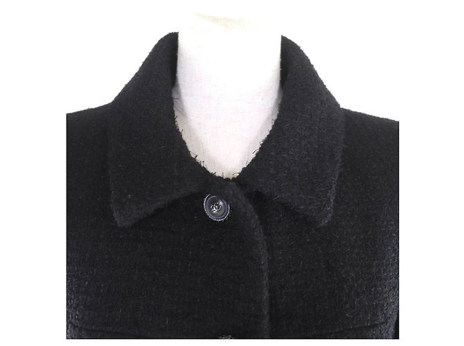 Timeless Abrigo de lana Chanel Negro - vista 4