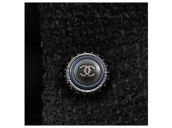 Timeless Abrigo de lana Chanel Negro - vista 6