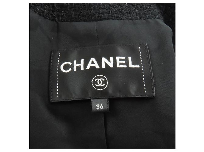 Timeless Abrigo de lana Chanel Negro - vista 7