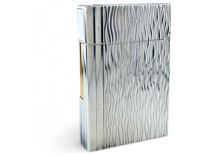 Autre Marque Dupont Gatsby Wave Lighter Silvery - view 2