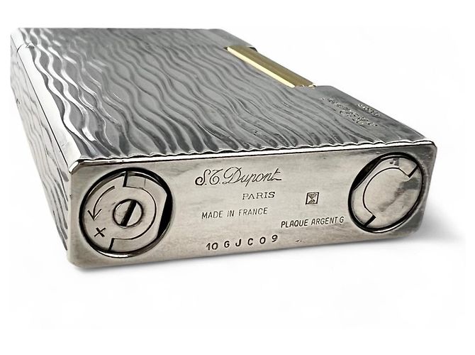 Autre Marque Dupont Gatsby Wave Lighter Silvery - view 7