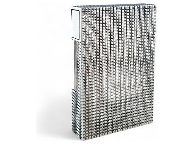 Autre Marque Dupont Diamond Head Lighter Smoking Accessory Silvery - view 2