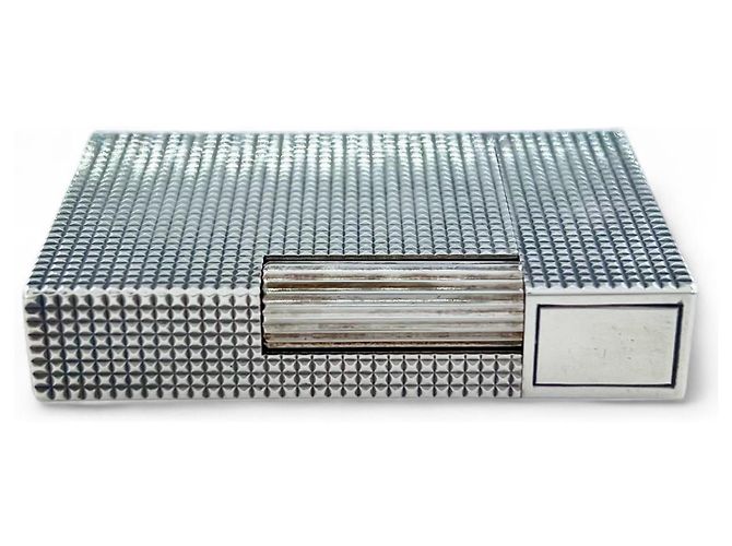 Autre Marque Dupont Diamond Head Lighter Smoking Accessory Silvery - view 3