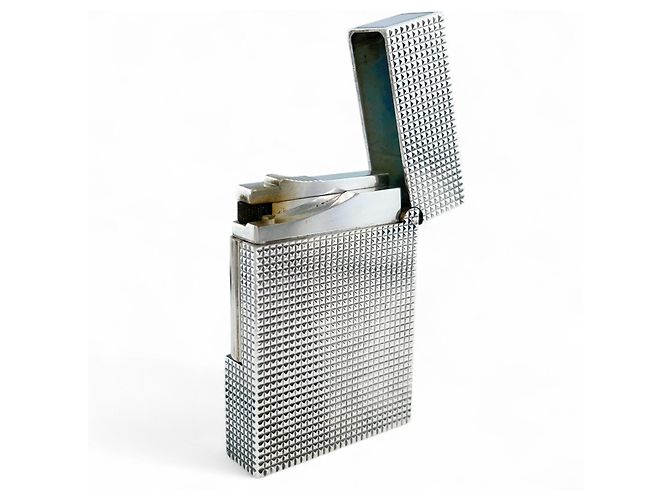 Autre Marque Dupont Diamond Head Lighter Smoking Accessory Silvery - view 5