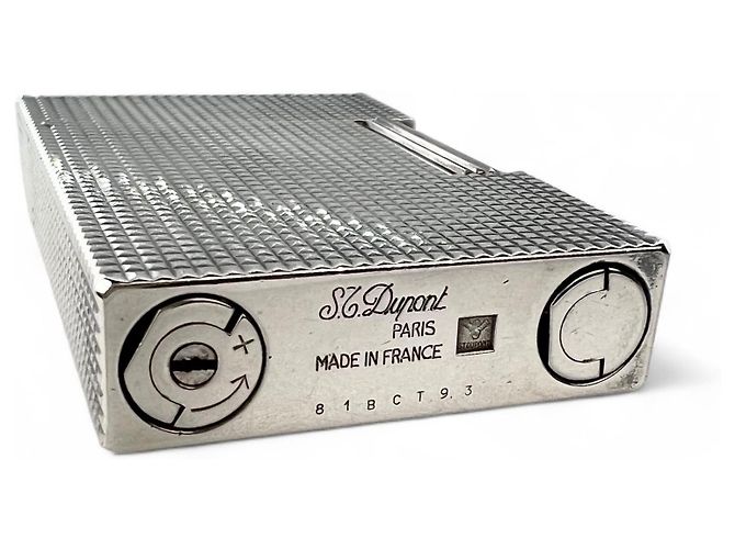 Autre Marque Dupont Diamond Head Lighter Smoking Accessory Silvery - view 6