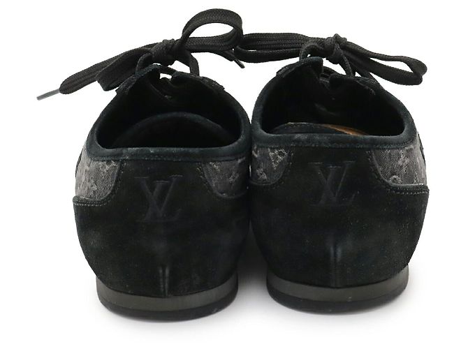 Sneakers Louis Vuitton Monogram Denim Nero - vista 3