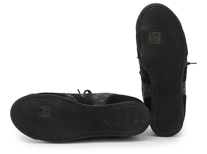 Sneakers Louis Vuitton Monogram Denim Nero - vista 5