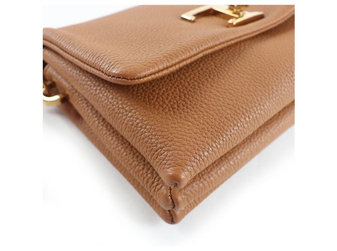 Tod's TOD’S Timeless Mini Flap Bag Borsa a tracolla in pelle Marrone - vista 6