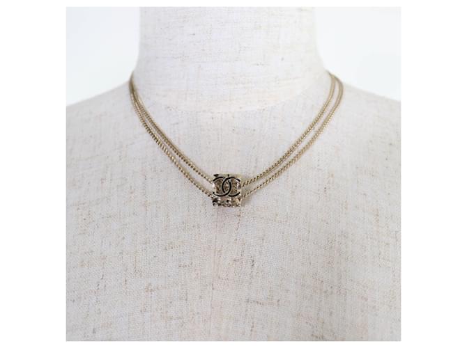 Collar CHANEL COCO Mark Dorado - vista 3