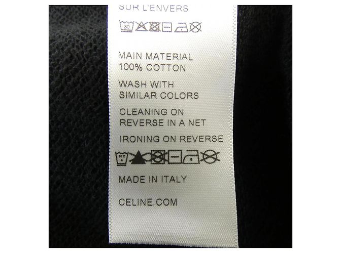 Céline Celine CELINE Loose Hoodie Hoodie Schwarz - Ansicht 3