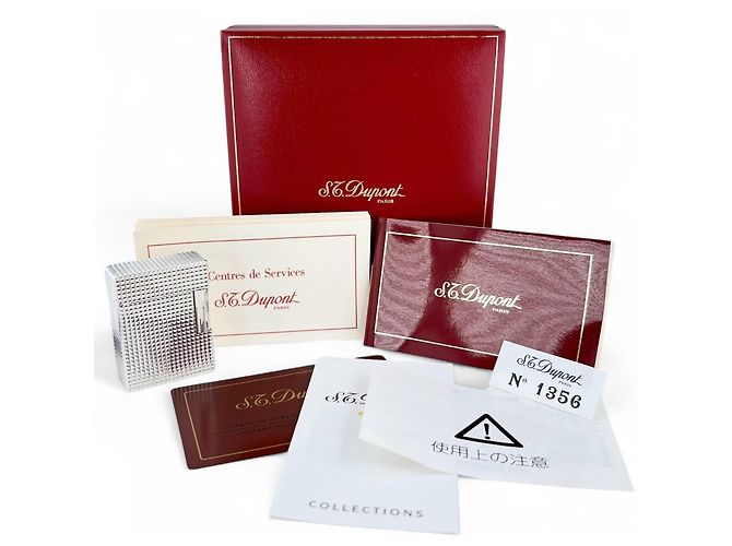 Autre Marque Dupont Diamond Head Lighter Silvery - view 2