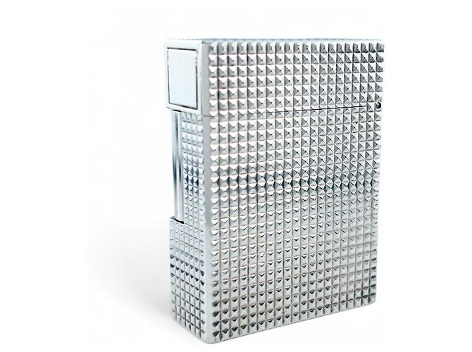 Autre Marque Dupont Diamond Head Lighter Silvery - view 3