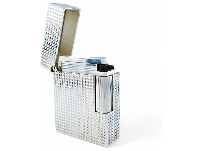 Autre Marque Dupont Diamond Head Lighter Silvery - view 5