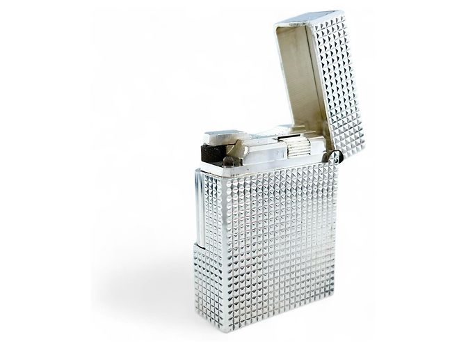 Autre Marque Dupont Diamond Head Lighter Silvery - view 6