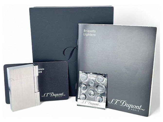 Autre Marque Dupont Gatsby Lighter Smoking Accessories Silvery - view 2