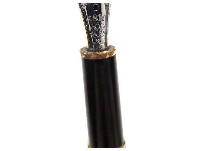 Montblanc Meisterstück Au585 Füllfederhalter Schwarz - Ansicht 13